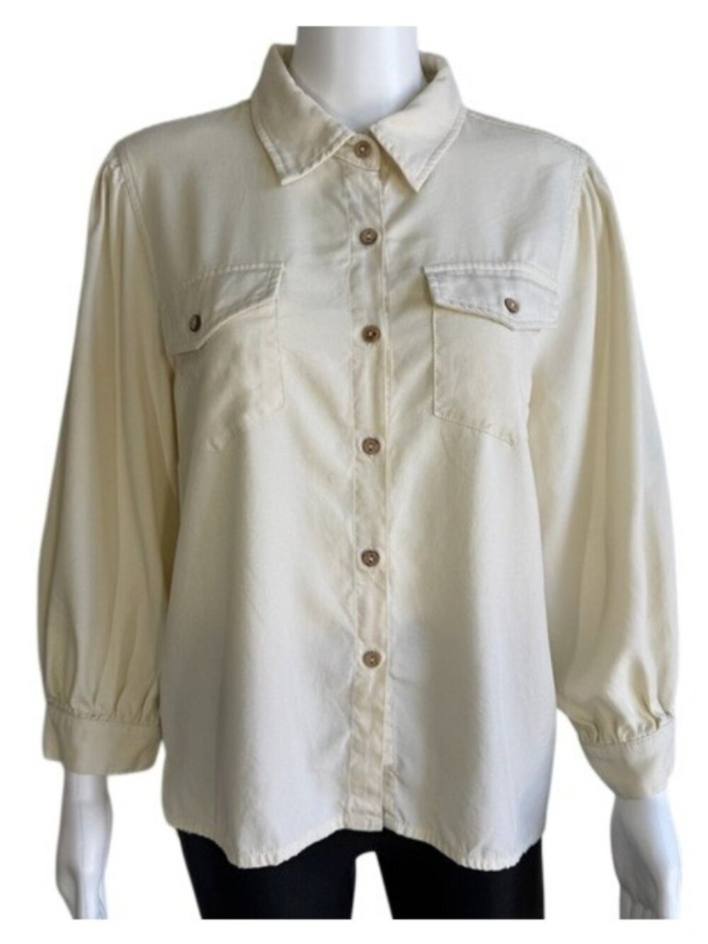 OAT New York Button Front Blouse – Size M